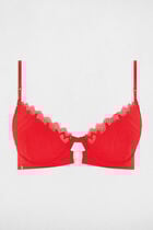Padded bra red women