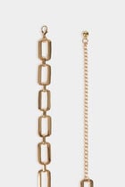 Ceinture chaine jaune or femme