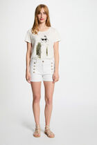 T-shirt with message white women
