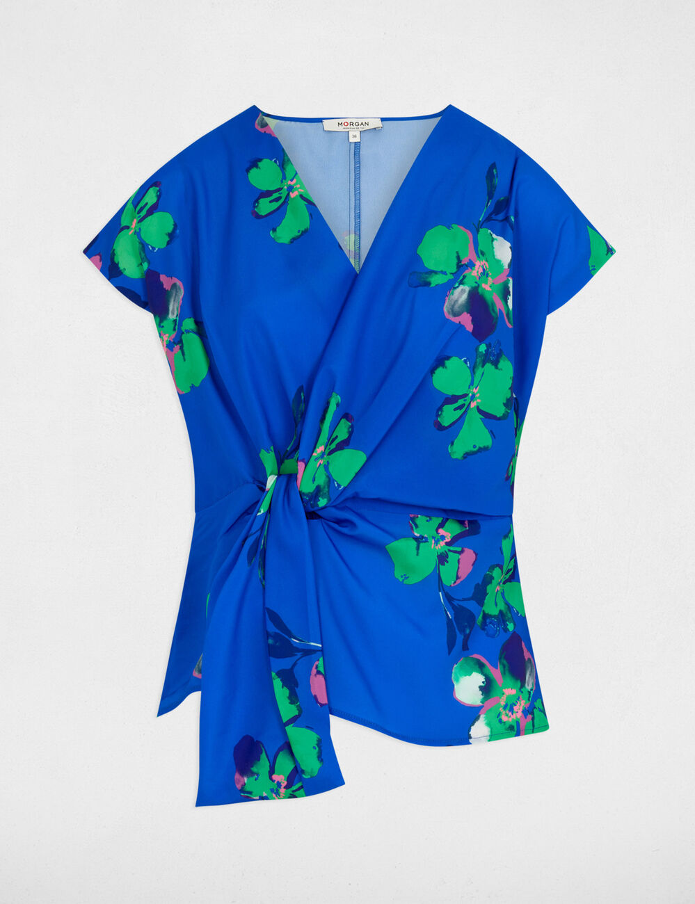 Short-sleeved blouse multicolor women