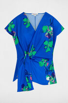 Short-sleeved blouse multicolor women