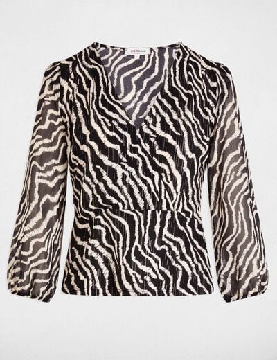 3/4 sleeve T-shirt multicolor women