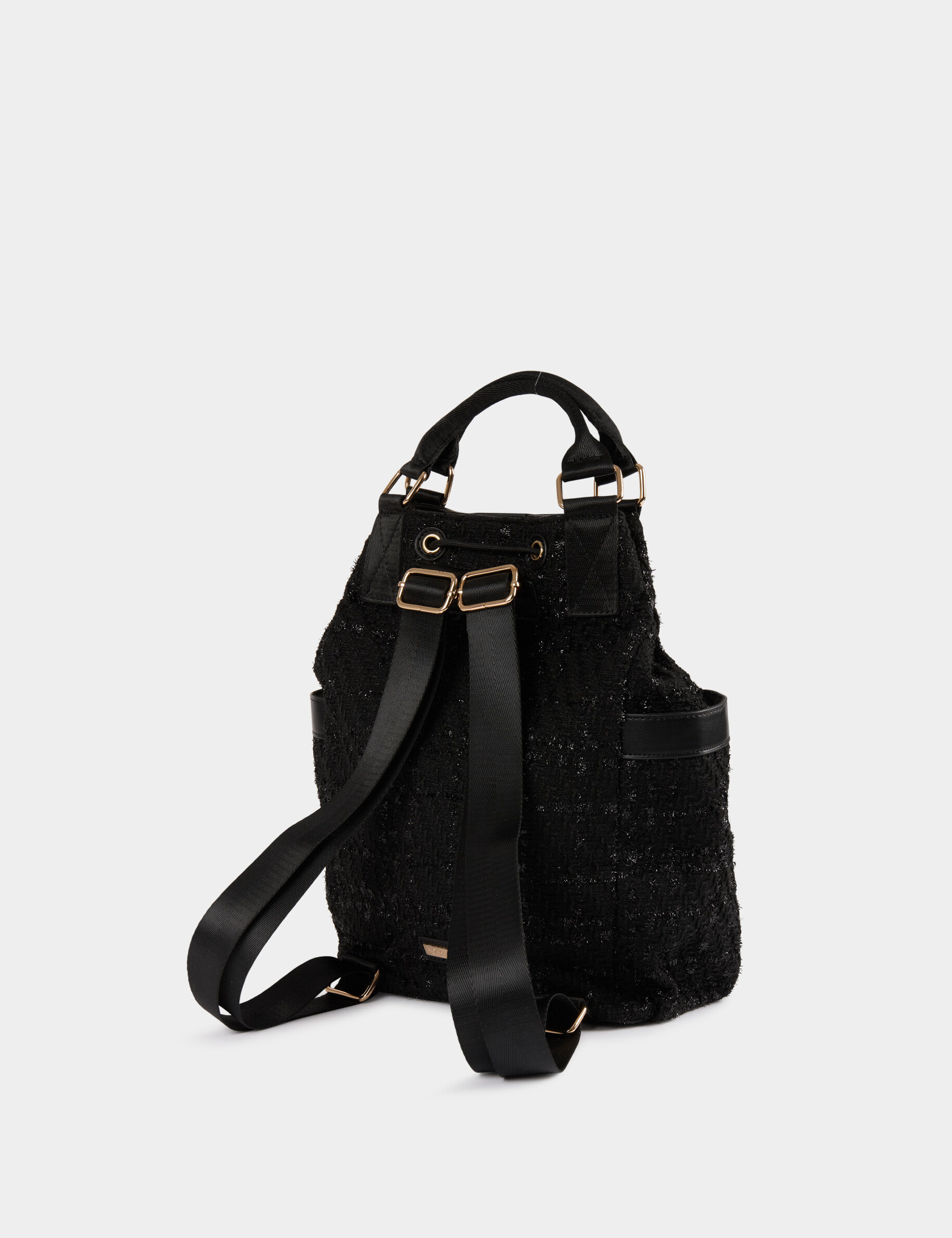 Tweed backpack black women | Morgan