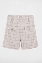 High waist printed shorts multicolor women