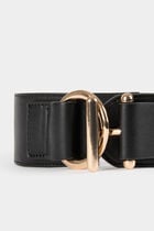 Ceinture élastiquée noir femme