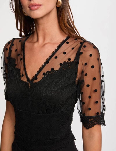 Short sleeve bodysuit black women