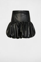 Jupe courte ajustée noir femme