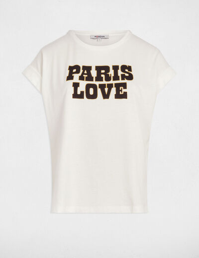 T-shirt with message white women