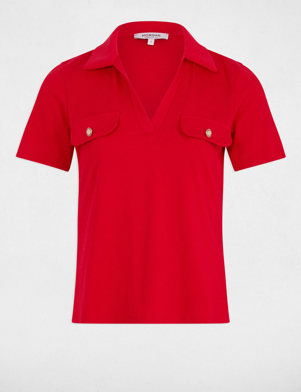 Short-sleeved t-shirt red women