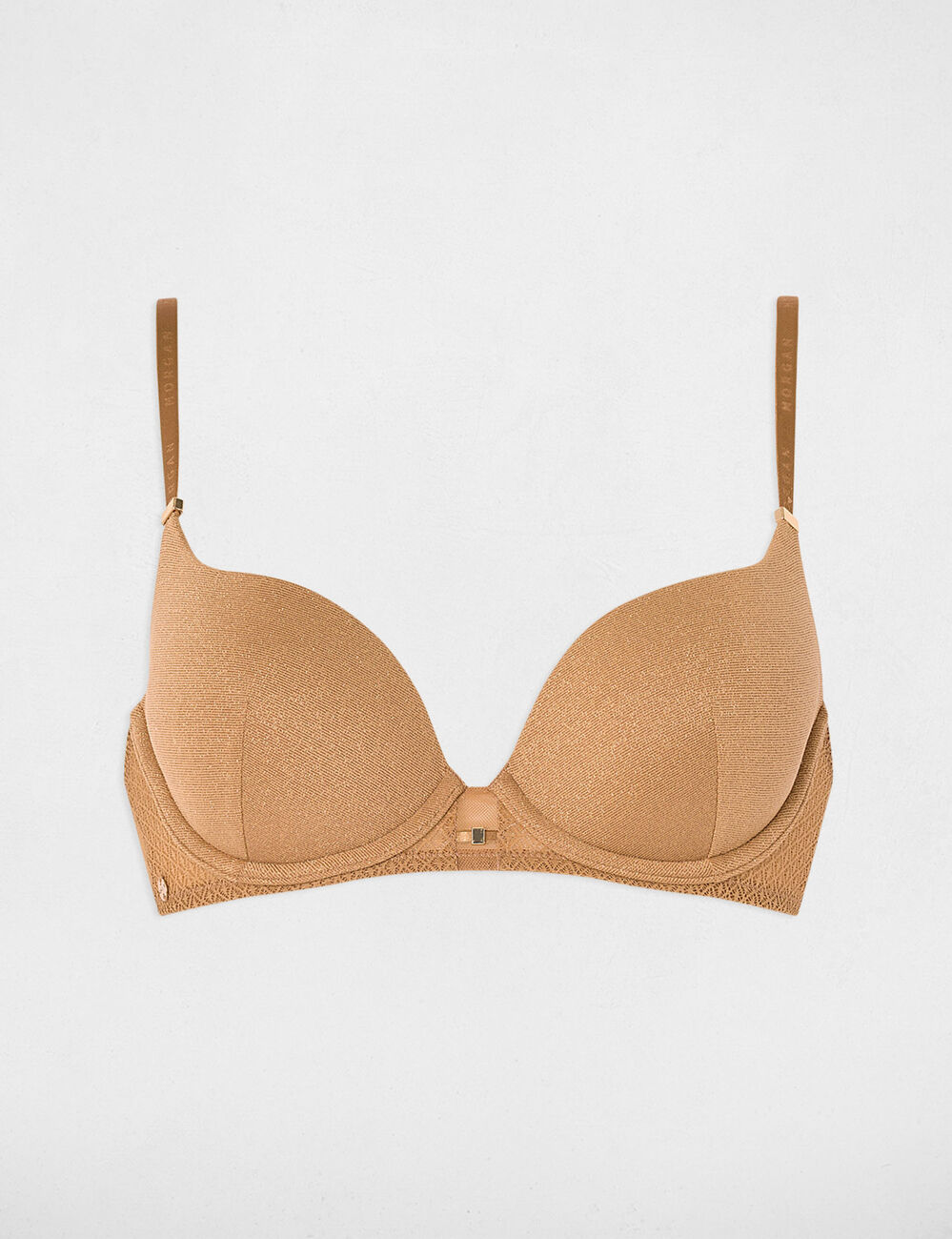 Padded bra gold yellow women