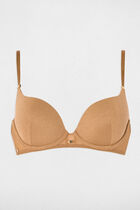 Padded bra gold yellow women