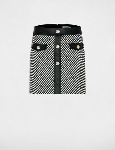 Fitted short skirt black women
