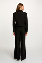 high waisted wide trousers black women High-waisted wide trousers black women