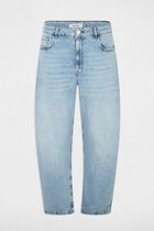 heavy stone wash denim women