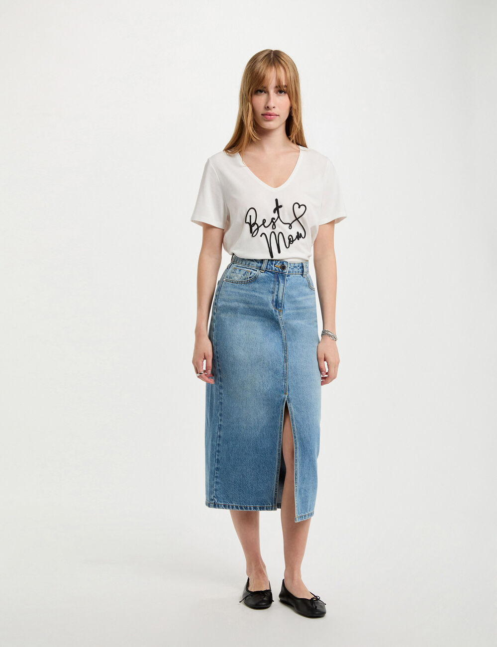 T-shirt with message white women