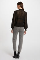 Long-sleeved t-shirt black women