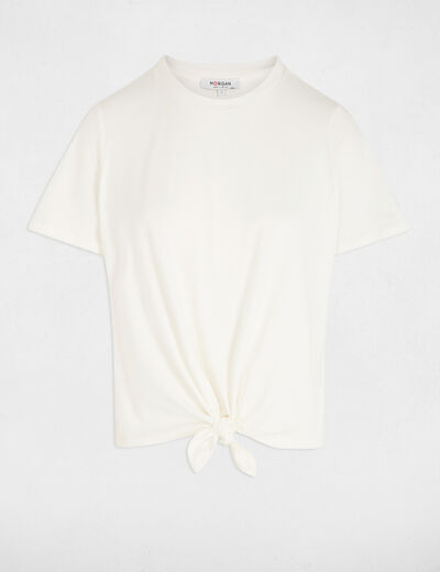 Short-sleeved t-shirt white women