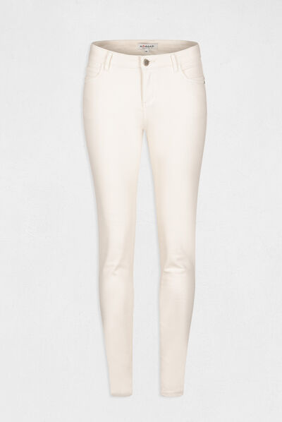 Low-waisted skinny jeans ivory ladies'