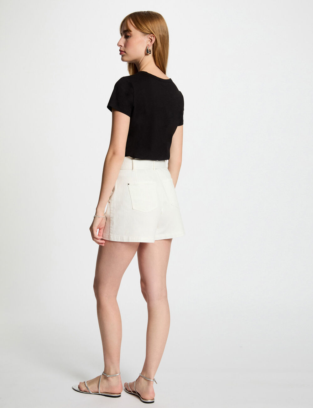 Short-sleeved t-shirt black women