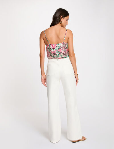 Thin strap top multicolor women