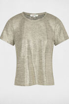 Short-sleeved t-shirt gold women
