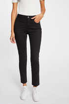 Slim standard-waisted trousers black women