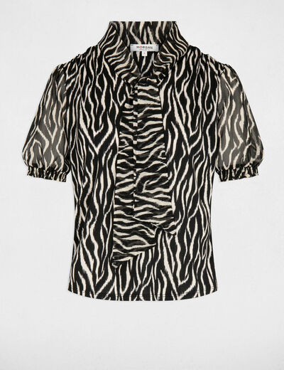 T-shirt zebra print multico ladies'