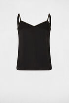 Top thin straps and studs black women
