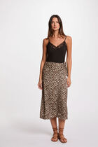 Printed midi skirt multicolor women