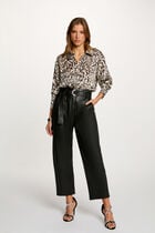 Printed long-sleeve shirt multicolor women