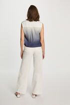 Chemise sans manches multicolore femme