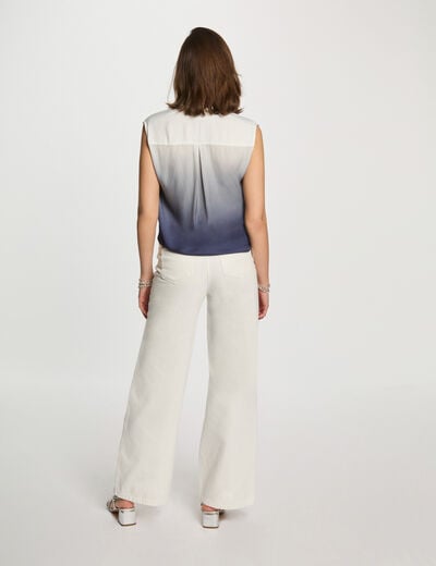 Sleeveless shirt multicolor women