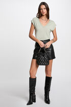 Short-sleeved t-shirt light green women