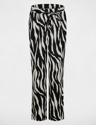 Flowy printed trousers multicolor women