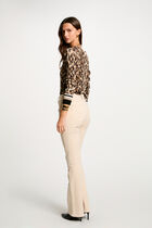Printed jumper round neck multicolor women