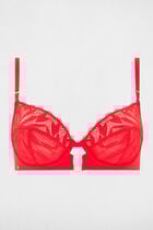 Underwired bra red women