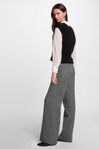 Pull sans manches noir femme