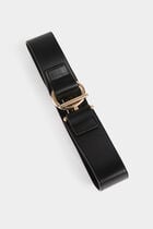 Ceinture élastiquée noir femme