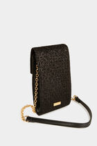 Spangles crossbody phone bag black women