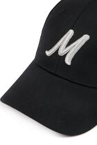Casquette brodée M noir femme
