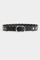 Belt with studs black women