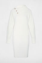 Fitted short dress white women