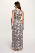 Long dress with neckline multicolor women