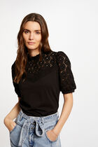 Short-sleeved t-shirt black women