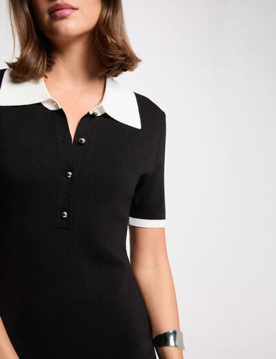 Fitted short dress black women