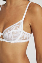 Underwire bra white ladies'