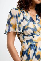 Printed maxi straight dress multicolor women