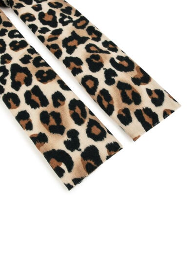 Leopard print scarf sand women