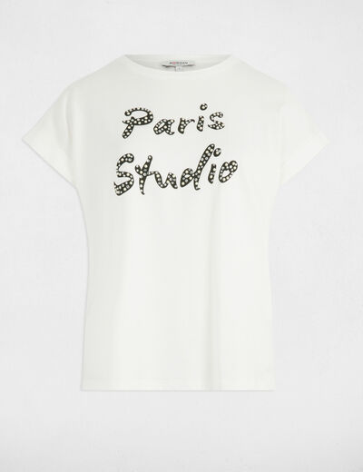 T-shirt with message white women