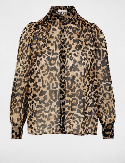 Printed voile shirt multicolor women
